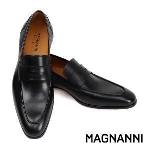 MAGNANNI 西班牙手工便士樂福鞋 黑色(23764-BL)