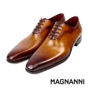 MAGNANNI 經典鞋襟壓線刷染牛津鞋 棕色(25222-CUE)
