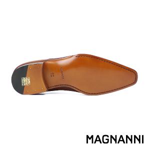 MAGNANNI 時尚壓線商務牛津鞋 棕色(24814-CUE)