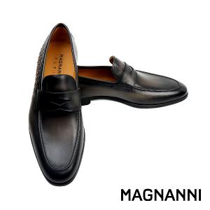 MAGNANNI  漸層刷染編織便士樂福鞋 深灰色(25135-GRY)