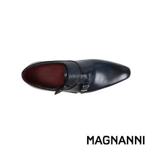 MAGNANNI 西班牙手工典雅便士樂福鞋 黑色(23822-BL)