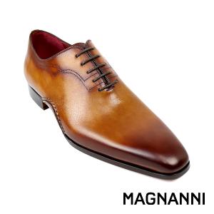 MAGNANNI 經典鞋襟壓線刷染牛津鞋 棕色(25222-CUE)
