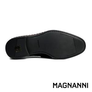 MAGNANNI  漸層刷染編織便士樂福鞋 深灰色(25135-GRY)