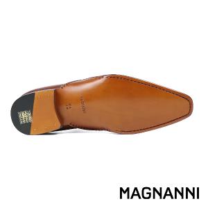 MAGNANNI 經典鞋襟壓線刷染牛津鞋 棕色(25222-CUE)