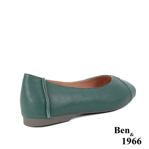 Ben&1966高級植鞣羊皮氣質舒適包鞋-孔雀綠(236102)