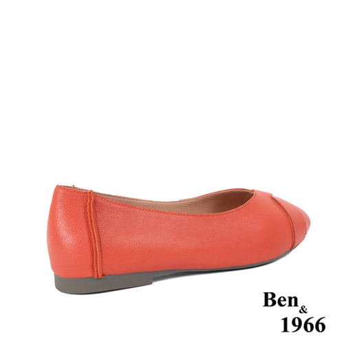 Ben&1966高級植鞣羊皮氣質舒適包鞋-西瓜紅(236103)