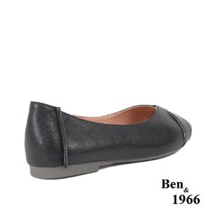 Ben&1966高級植鞣羊皮氣質舒適包鞋-黑(236101)