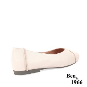 Ben&1966高級植鞣羊皮氣質舒適包鞋-米白(236104)