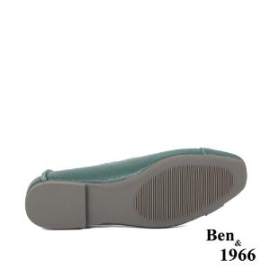 Ben&1966高級植鞣羊皮氣質舒適包鞋-孔雀綠(236102)