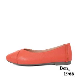 Ben&1966高級植鞣羊皮氣質舒適包鞋-西瓜紅(236103)