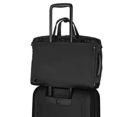 VICTORINOX Alox Nero 肩背手提三用袋-黑色
