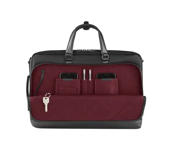 VICTORINOX Alox Nero 肩背手提三用袋-黑色