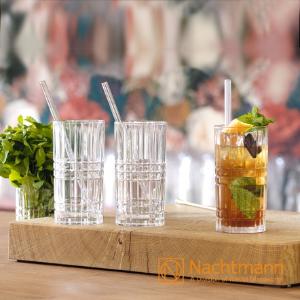 NACHTMANN SQUARE 康莊大道-果汁杯8件組(果汁杯4入+長玻璃吸管4入)