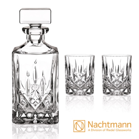 NACHTMANN Noblesse 貴族-醒酒器+威士忌兩杯(3件組)