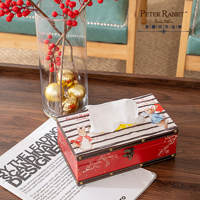 PETER RABBIT 比得兔 復古風情面紙盒(喜氣洋洋)