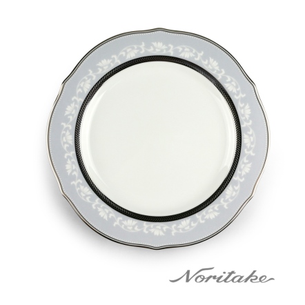 Noritake 花舞春風銀邊-展示盤