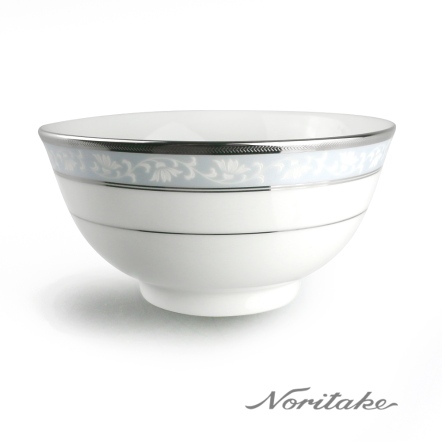 Noritake 花舞春風銀邊-麵碗16CM
