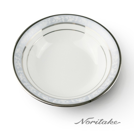 Noritake 花舞春風銀邊-點心碗