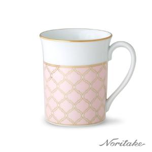 Noritake 永恆宮殿-馬克杯單入(珊瑚粉)(精裝盒)