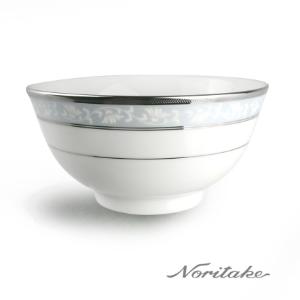 Noritake 花舞春風銀邊-麵碗16CM