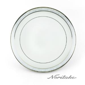 Noritake 花舞春風銀邊-淺圓盤D27CM