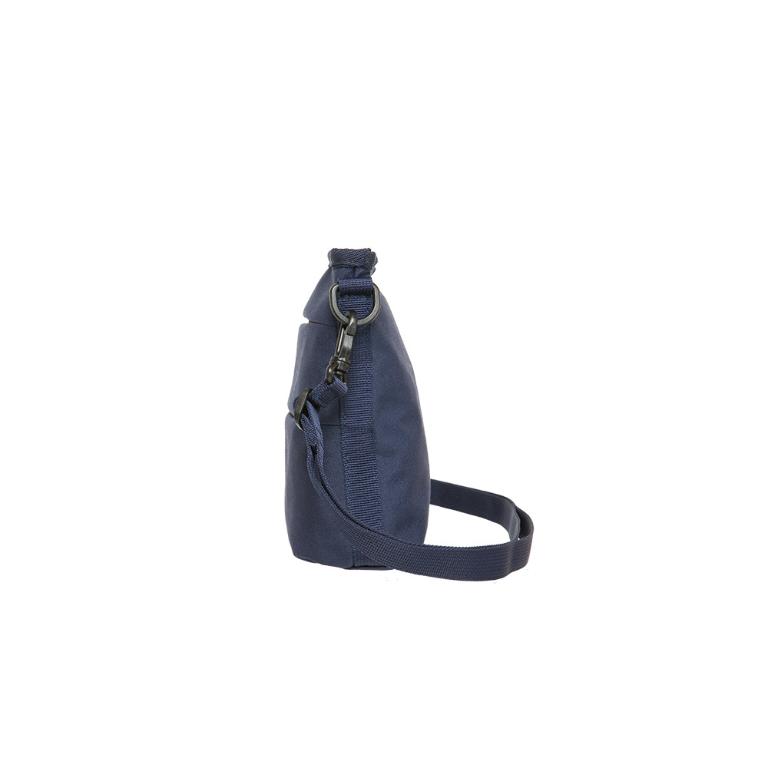 輕遊系-橫式側背包-深藍色