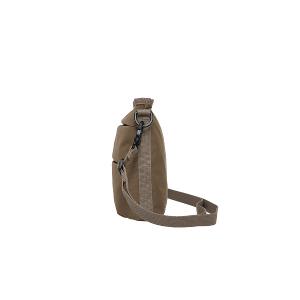 輕遊系-橫式側背包-淺棕色