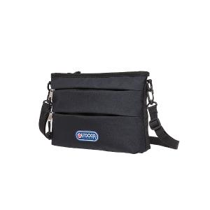 輕遊系-橫式側背包-黑色