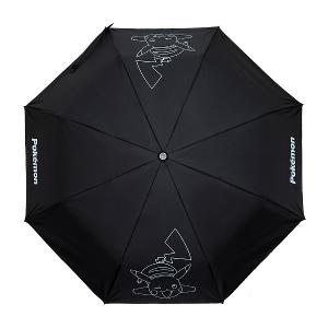 寶可夢Pokemon-夜光皮卡丘晴雨傘-黑色
