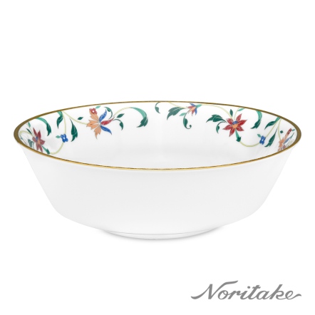 Noritake 鳳彩鎏花金邊-蔬菜缽22.7CM