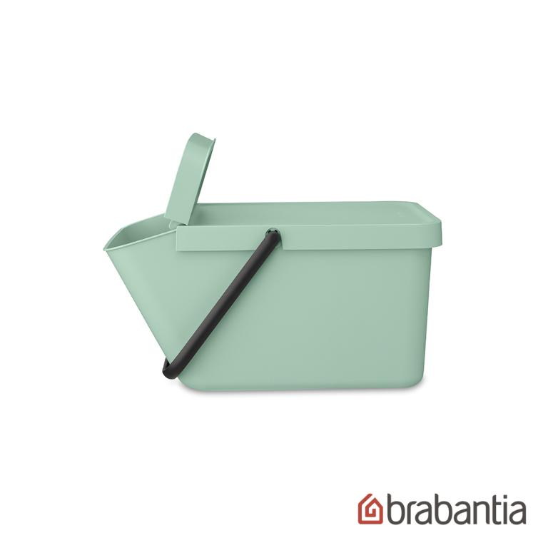 Brabantia 可疊式 廚餘桶/分類/收納置物桶 仙綠色-20L
