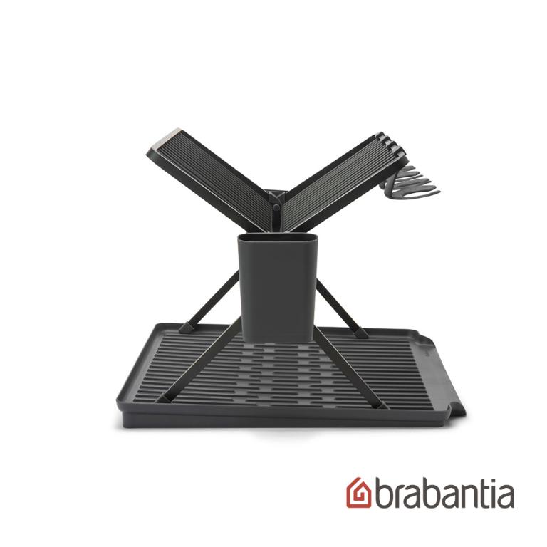 Brabantia 可折疊瀝水架-深灰(大)