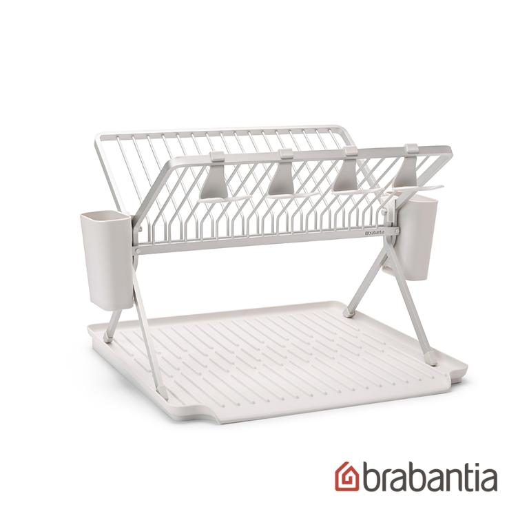 Brabantia 可折疊瀝水架-淺灰(大)