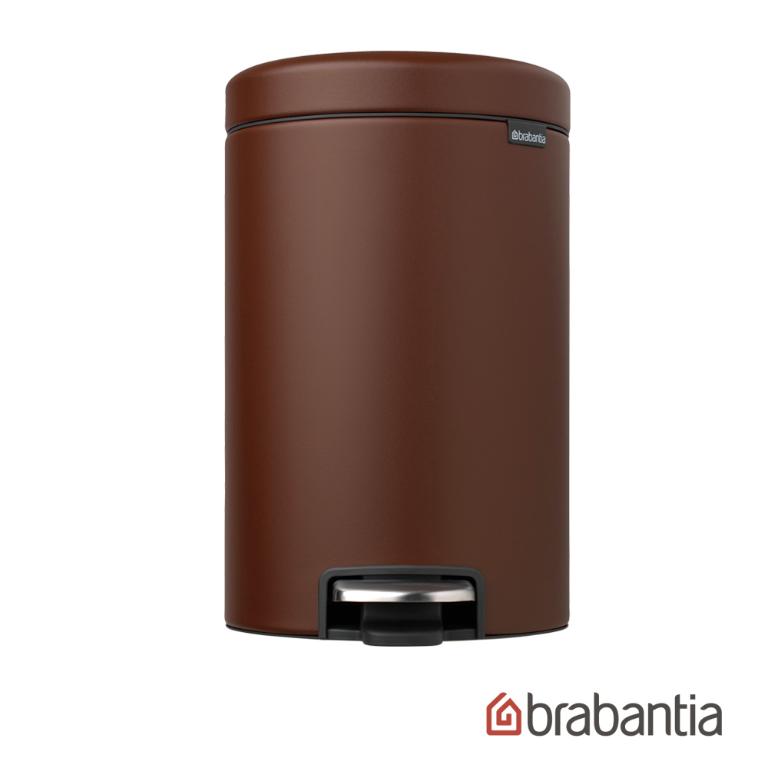 Brabantia NEWICON環保垃圾桶 礦物棕-12L