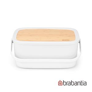 Brabantia 可攜式砧板置物籃(珍珠灰)