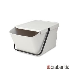 Brabantia 可疊式 廚餘桶/分類/收納置物桶 月牙白-20L