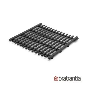 Brabantia 可伸縮矽膠瀝水墊-深灰