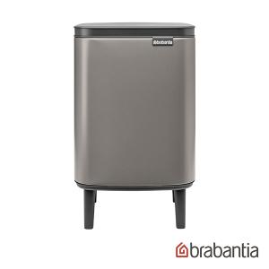 Brabantia BO WASTE BIN掀蓋式垃圾桶 7L-煤灰褐