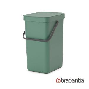 Brabantia 多功能餐廚廚餘桶/收納置物桶16L-冷杉綠