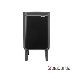 Brabantia BO WASTE BIN掀蓋式垃圾桶 4L-尊爵黑