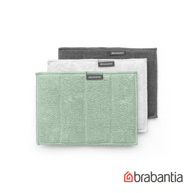 Brabantia 碳纖維清理墊3入-仙綠色