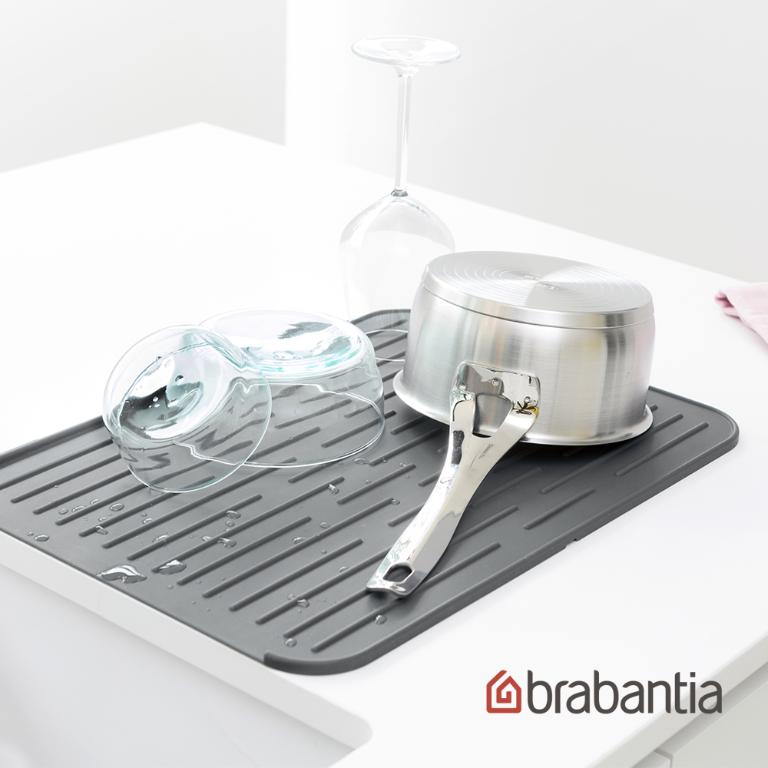 Brabantia 矽膠瀝水墊-深灰
