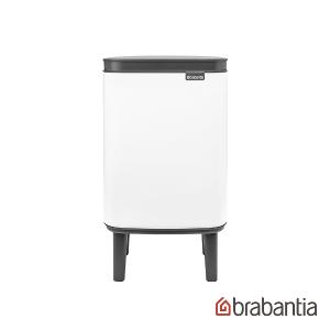 Brabantia BO WASTE BIN掀蓋式垃圾桶 4L-純淨白