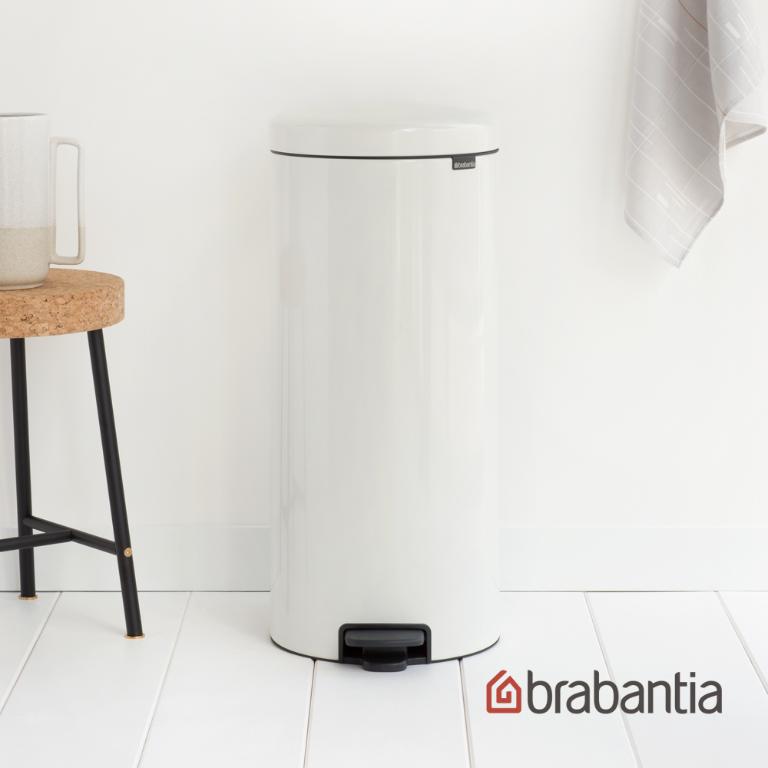 Brabantia NEWICON環保垃圾桶 純淨白-30L