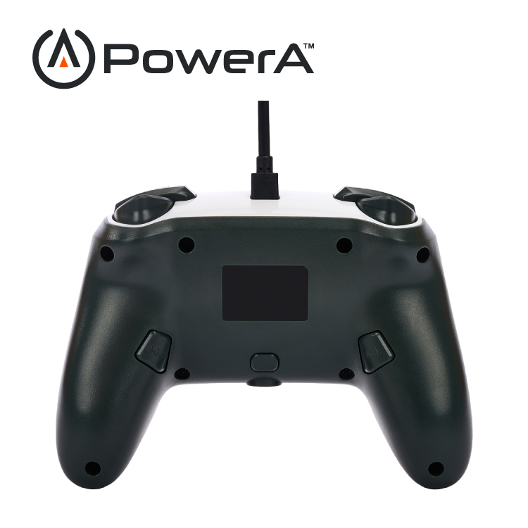 【PowerA】|任天堂官方授權|增強款有線遊戲手把 (NSGP0085-01)- 超級瑪利歐-白