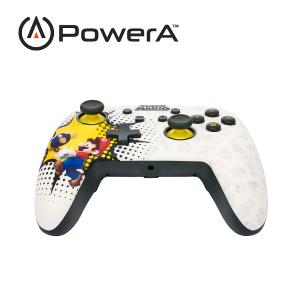 【PowerA】|任天堂官方授權|增強款有線遊戲手把 (NSGP0085-01)- 超級瑪利歐-白