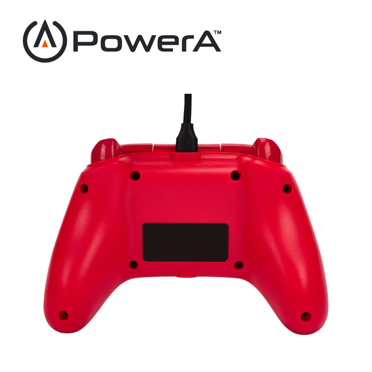 【PowerA】|XBOX 官方授權|有線遊戲手把(1519366-01) - 紅