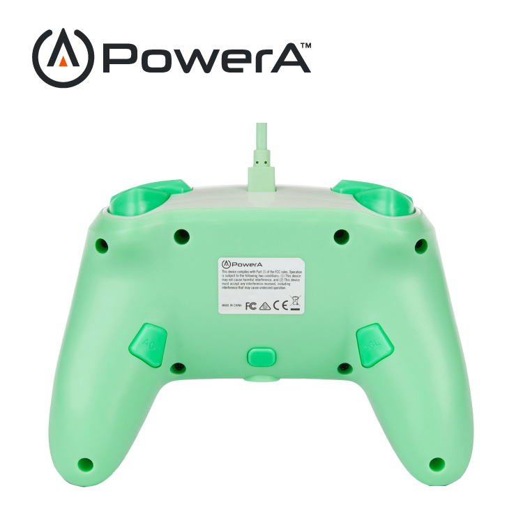 【PowerA】|任天堂官方授權| 增強款有線遊戲手把(1518388-01)- 動物森友會
