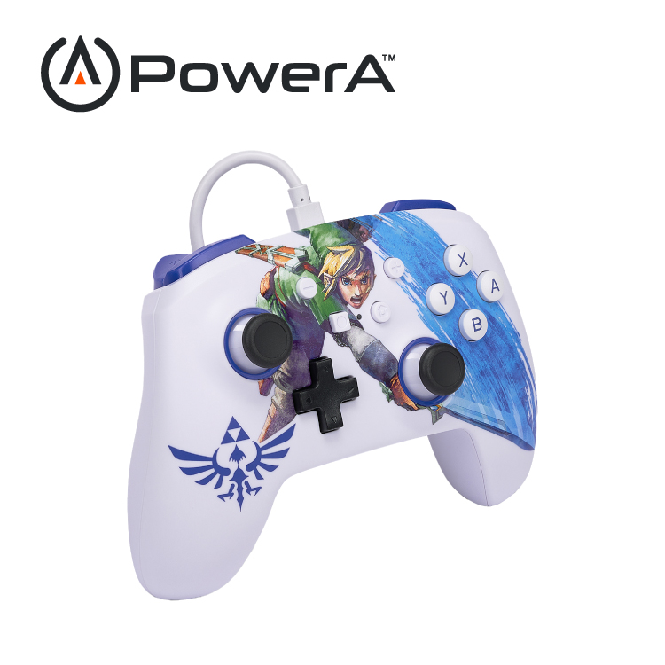 【PowerA】|任天堂官方授權|增強款有線遊戲手把(1526548-01)- 薩爾達大師之劍