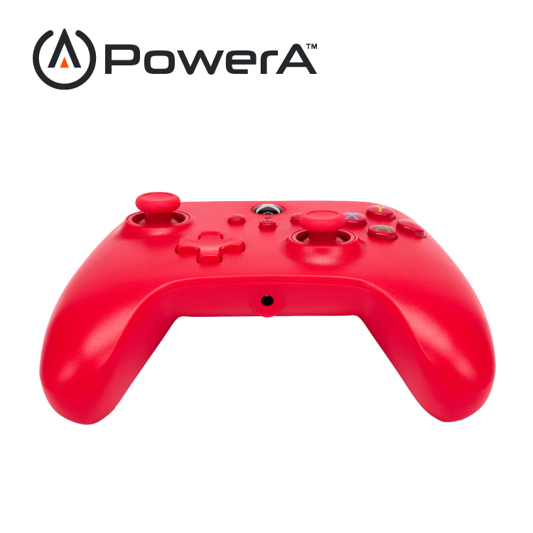 【PowerA】|XBOX 官方授權|有線遊戲手把(1519366-01) - 紅